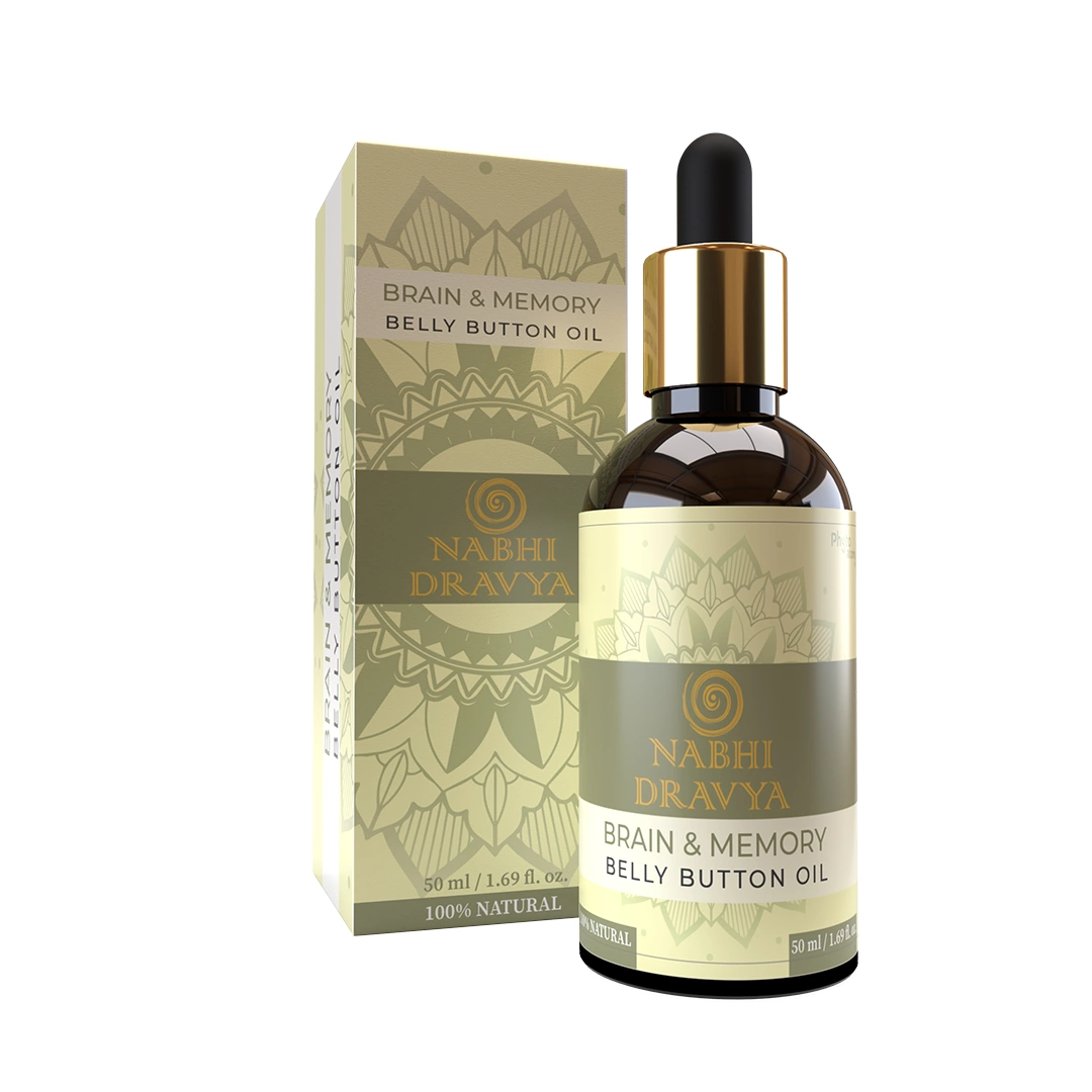 RBV B2B Brain & Memory Belly Button Oil Nabhi Dravya (50ml)-12 Pcs. (SP1712)
